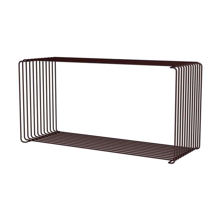 Panton Wire Extended shelf 70x34,8x25,7 cm - Black red - Montana