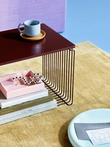 Panton Wire Extended shelf 70x34,8x34,8 cm - Black red - Montana