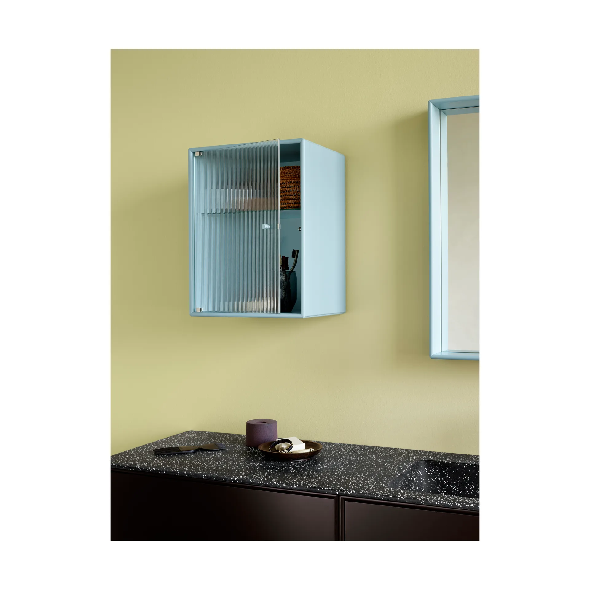 Ripple bathroom cabinet 35.4x46.8x20 cm, Flint Montana