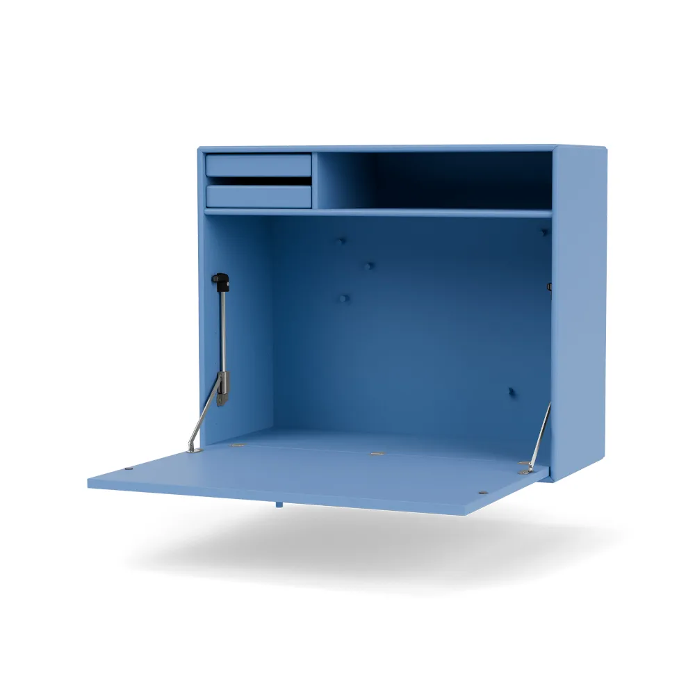 STUDIO desk, wall hung, Azure 154 Montana
