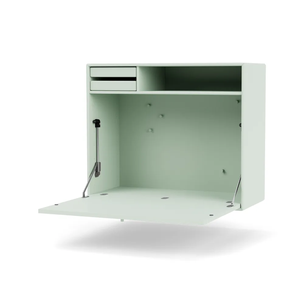 STUDIO desk, wall hung, Mist 161 Montana