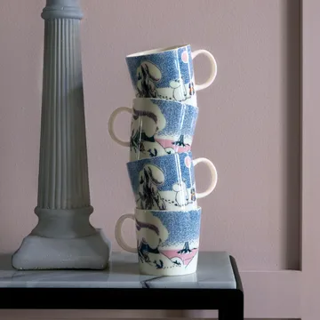 Crown snow-load Moomin mug 2019 - Blue - Moomin Arabia