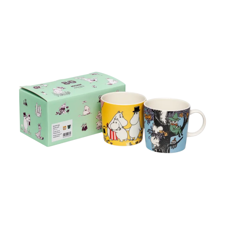 Family Cozy & Friends Forever Moomin Mug 2 pieces - 30 cl - Moomin Arabia