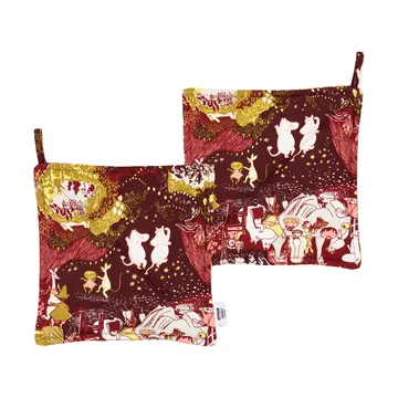 Festive Moments Moomin pot holders 2-pack - 22x22 cm - Moomin Arabia