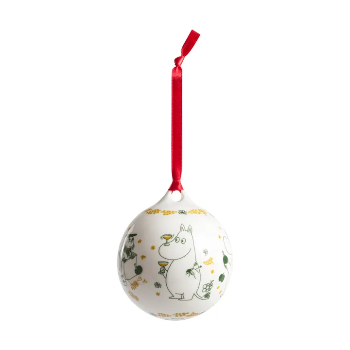 Moomin annual ball Ø8 cm - 2026, Love gift - Moomin Arabia