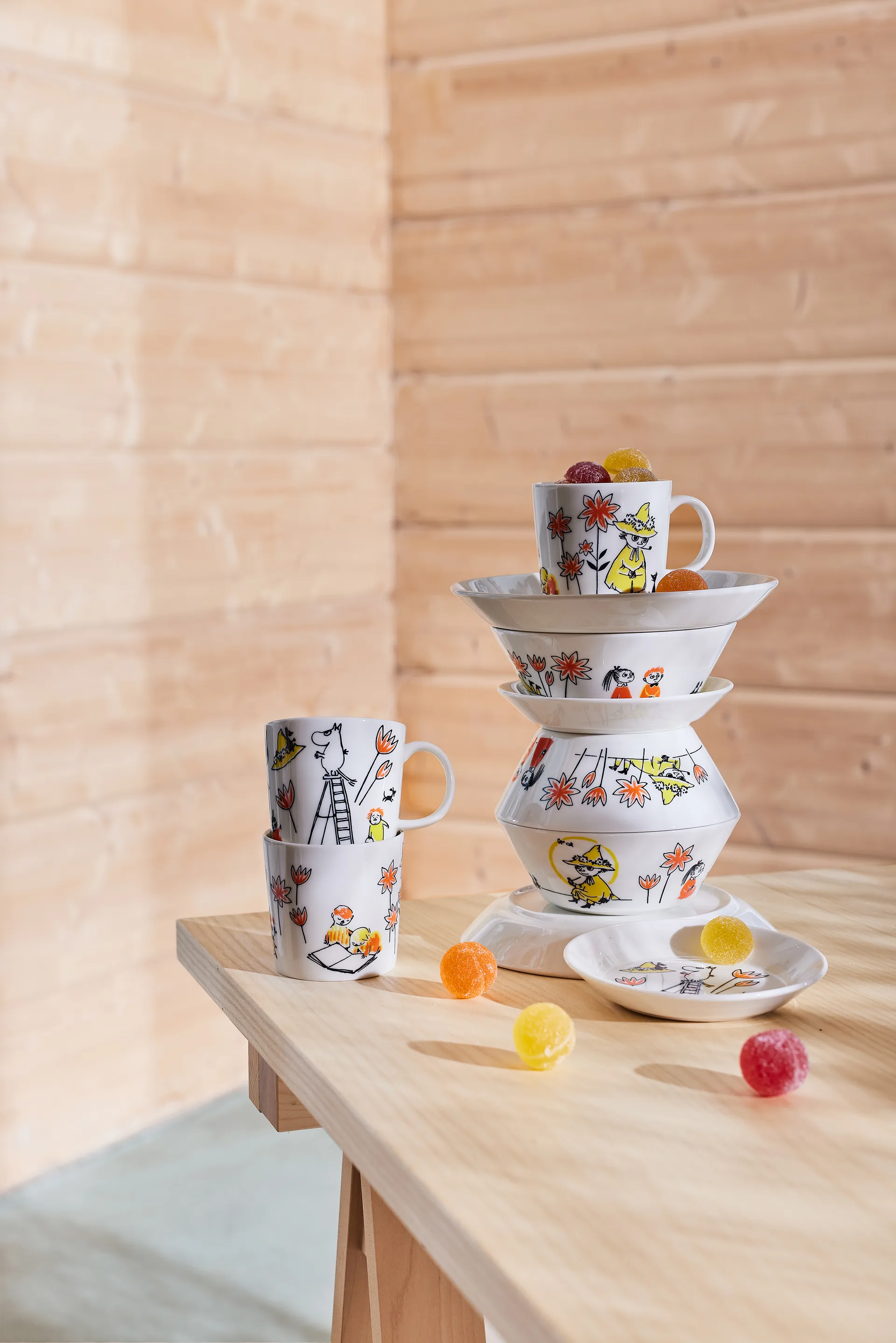 Moomin Arabia x Red Cross Moomin mug ABC Snufkin, 30 cl Moomin Arabia