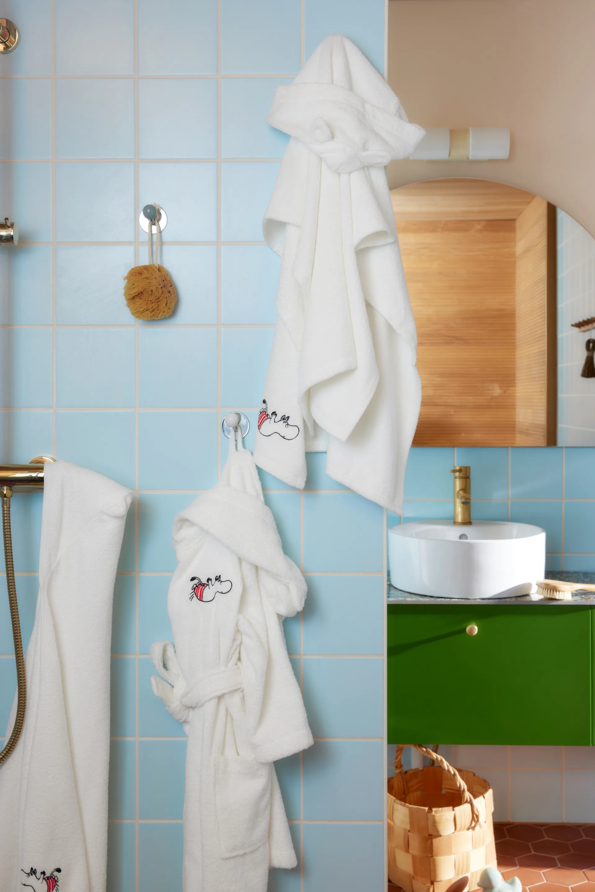 Moomin hooded towel, Moomintroll Moomin Arabia