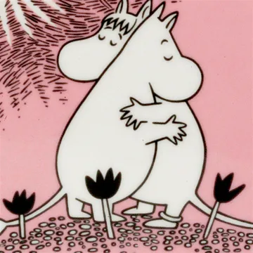 Moomin Love bowl - pink - Moomin Arabia