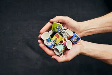 Moomin mini mugs 6-pack Thrid classic - Multi - Moomin Arabia