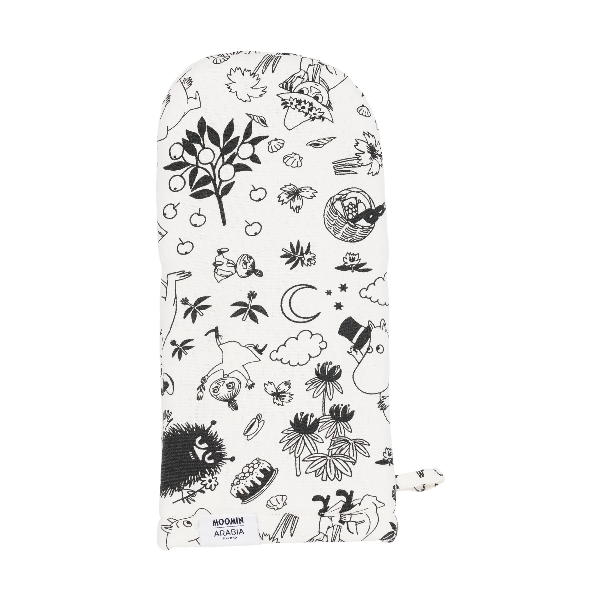 Moomin oven mitt, Off-white, 34x15 cm Moomin Arabia