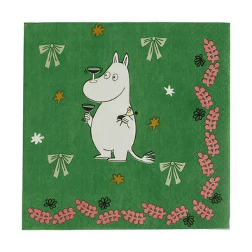 Moomin paper napkin - Kärleksgåva, 33x33 cm, 20-pack - Moomin Arabia