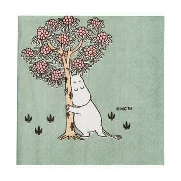 Omtanke Moomin paper napkin 33x33 cm - 20-pack - Moomin Arabia
