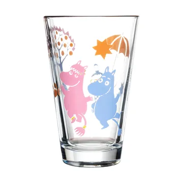Party Moomin glass 30 cl 2-pack - Clear - Moomin Arabia