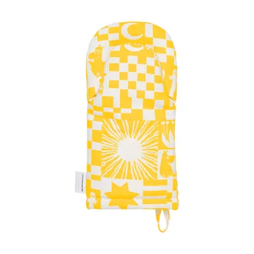 Party Moomin oven mitt 15x34 cm - Yellow - Moomin Arabia