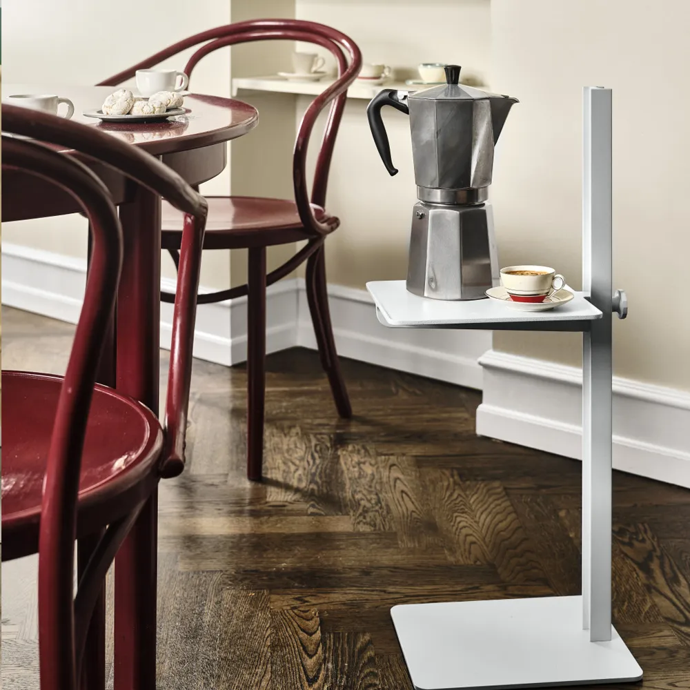 Museum side table, Dark brown Museum