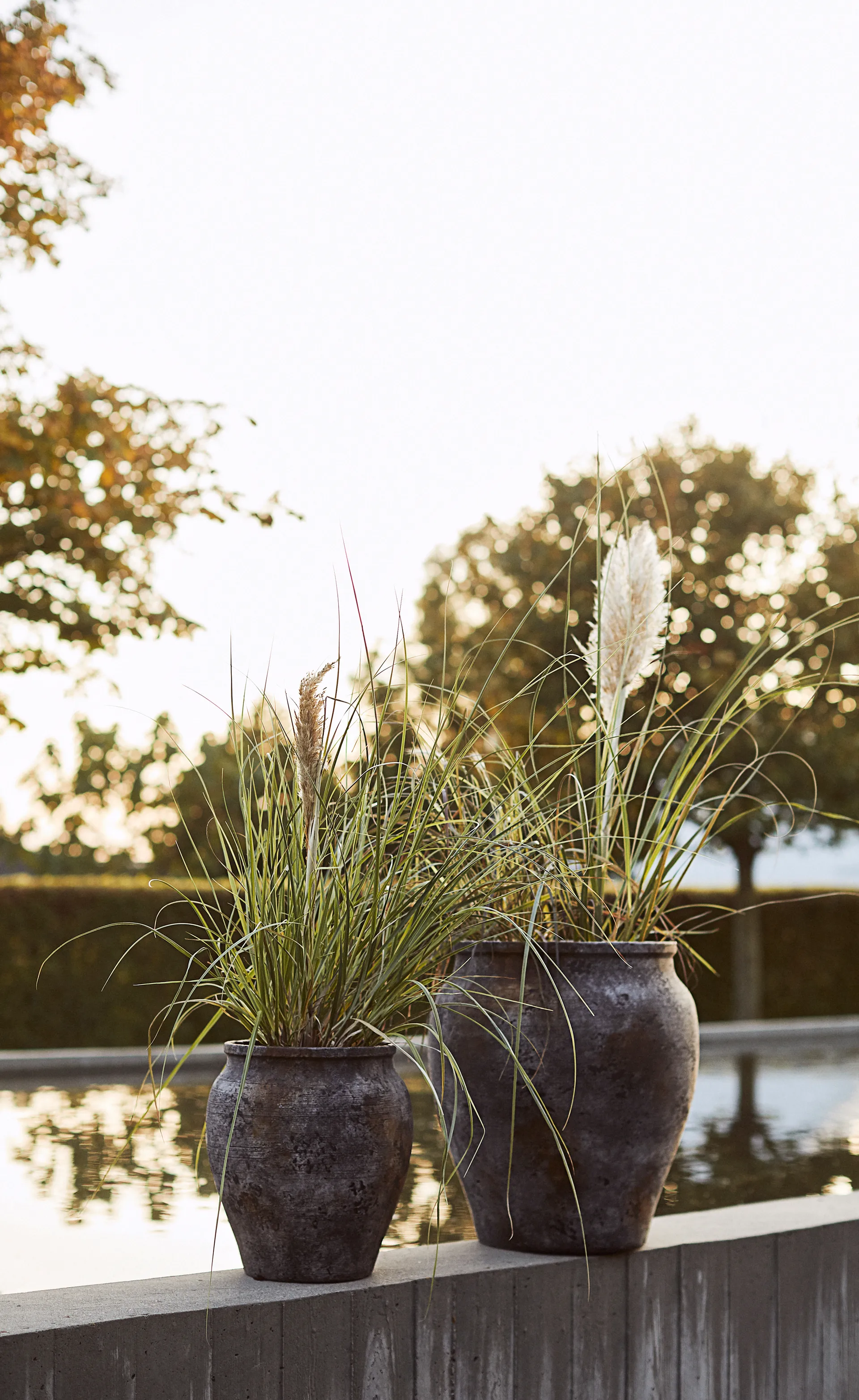 Hanja flower pot h35 cm Ø31 cm, Rustic MUUBS
