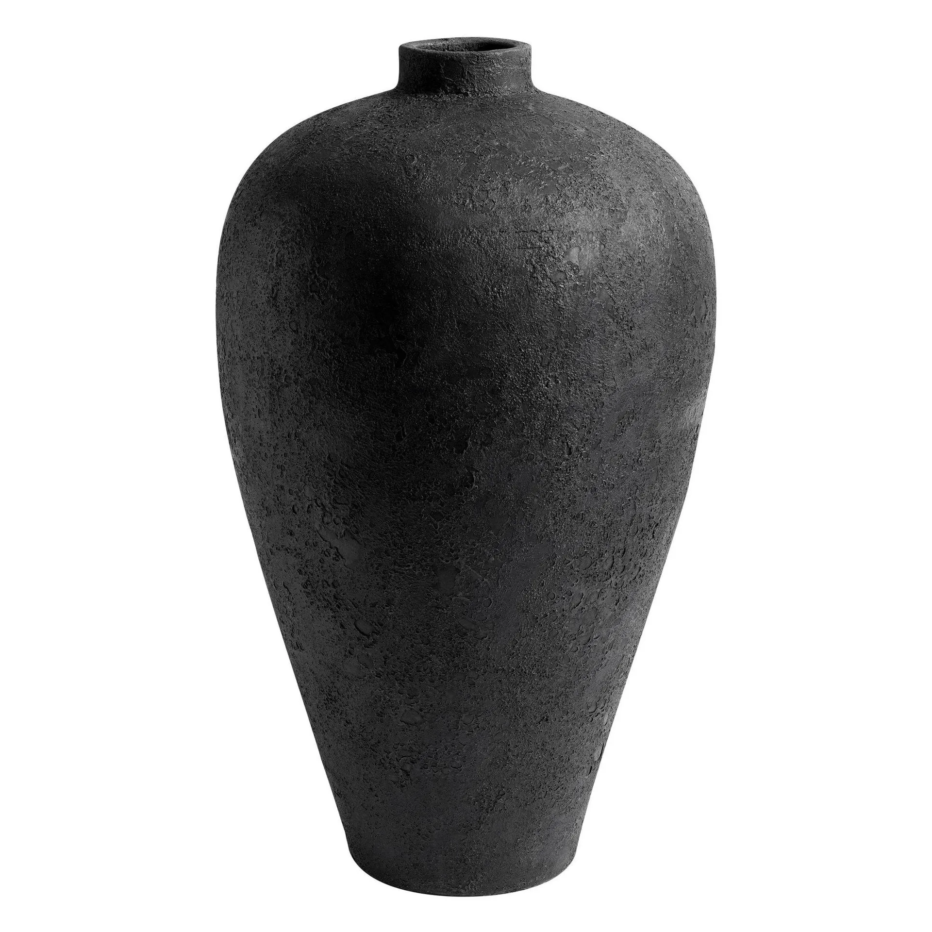 Luna pot 80 cm, Black-terracotta MUUBS