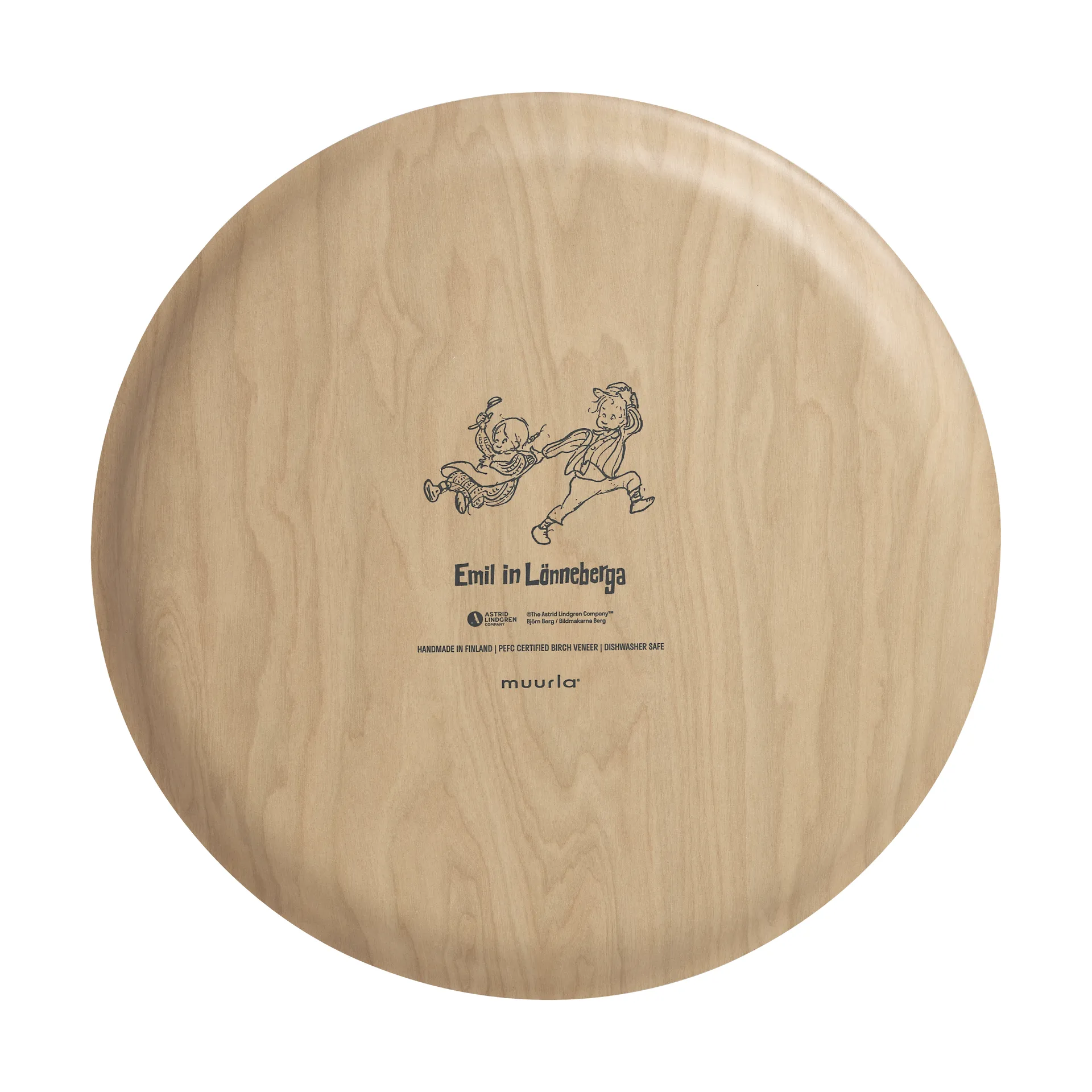 Emil and Ida tray Ø35 cm, White Muurla