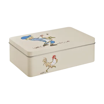 Emil Tin Canister 18x12x6 cm - Cluck Cluck - Muurla