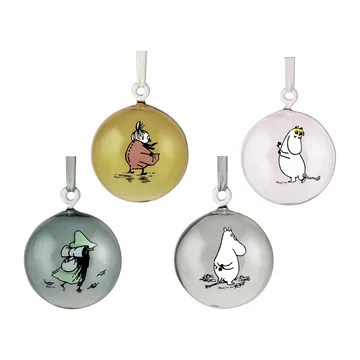 Moomin bauble 4 pieces - Multi - Muurla