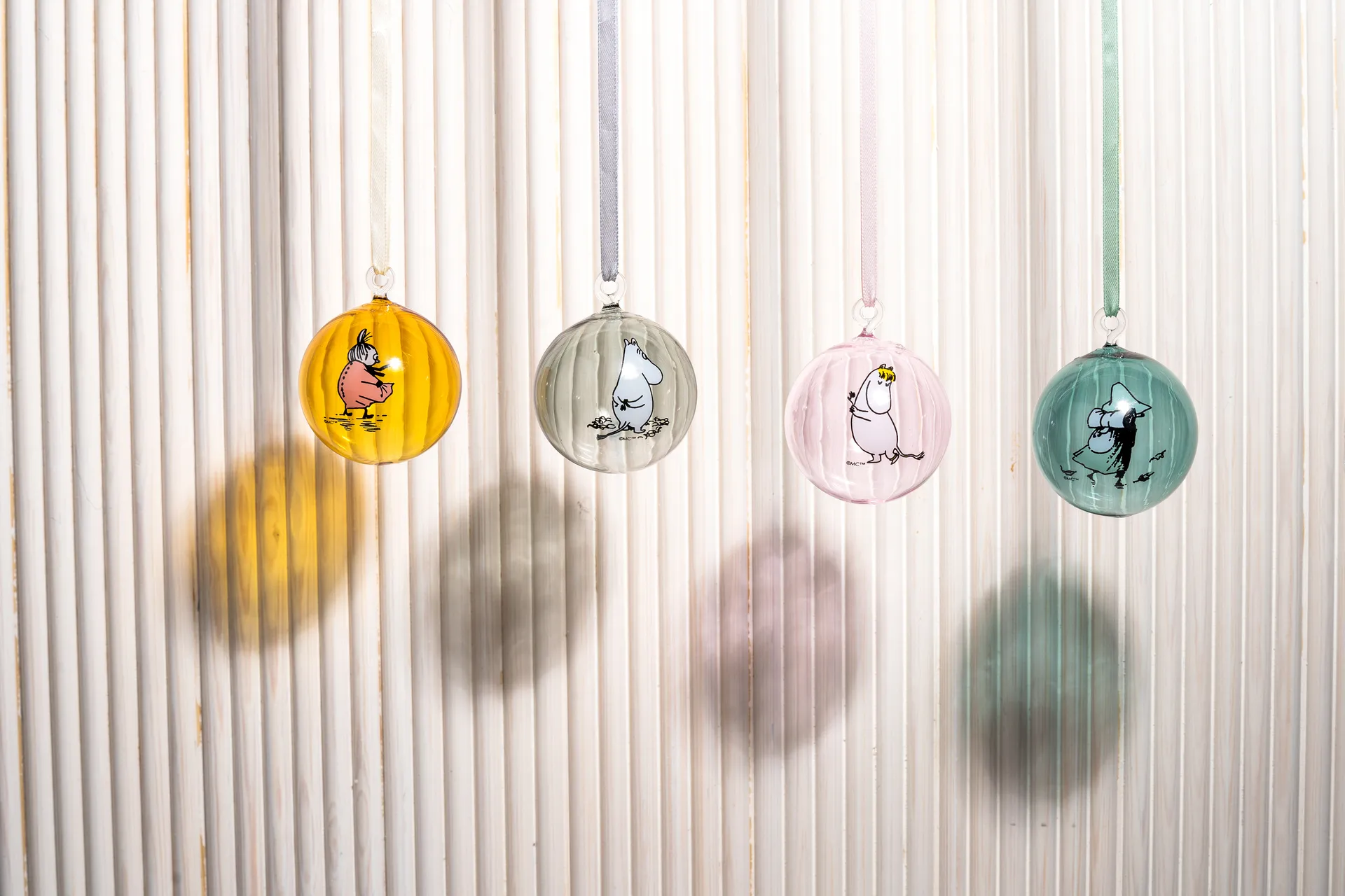 Moomin bauble 4 pieces, Multi Muurla