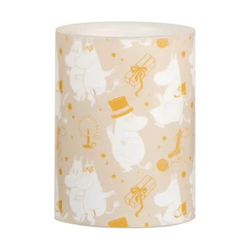 Moomin block candle LED 10 cm - Sparkling stars - Muurla