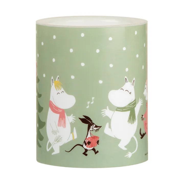 Moomin block candle LED 12,5 cm - Festive spirits - Muurla