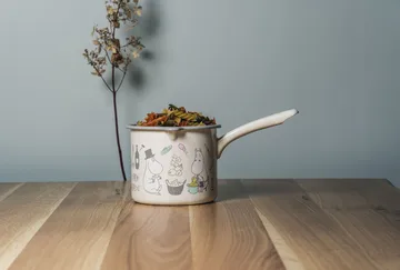 Moomin Bon Appétit saucepan 1.3 liter - Beige - Muurla