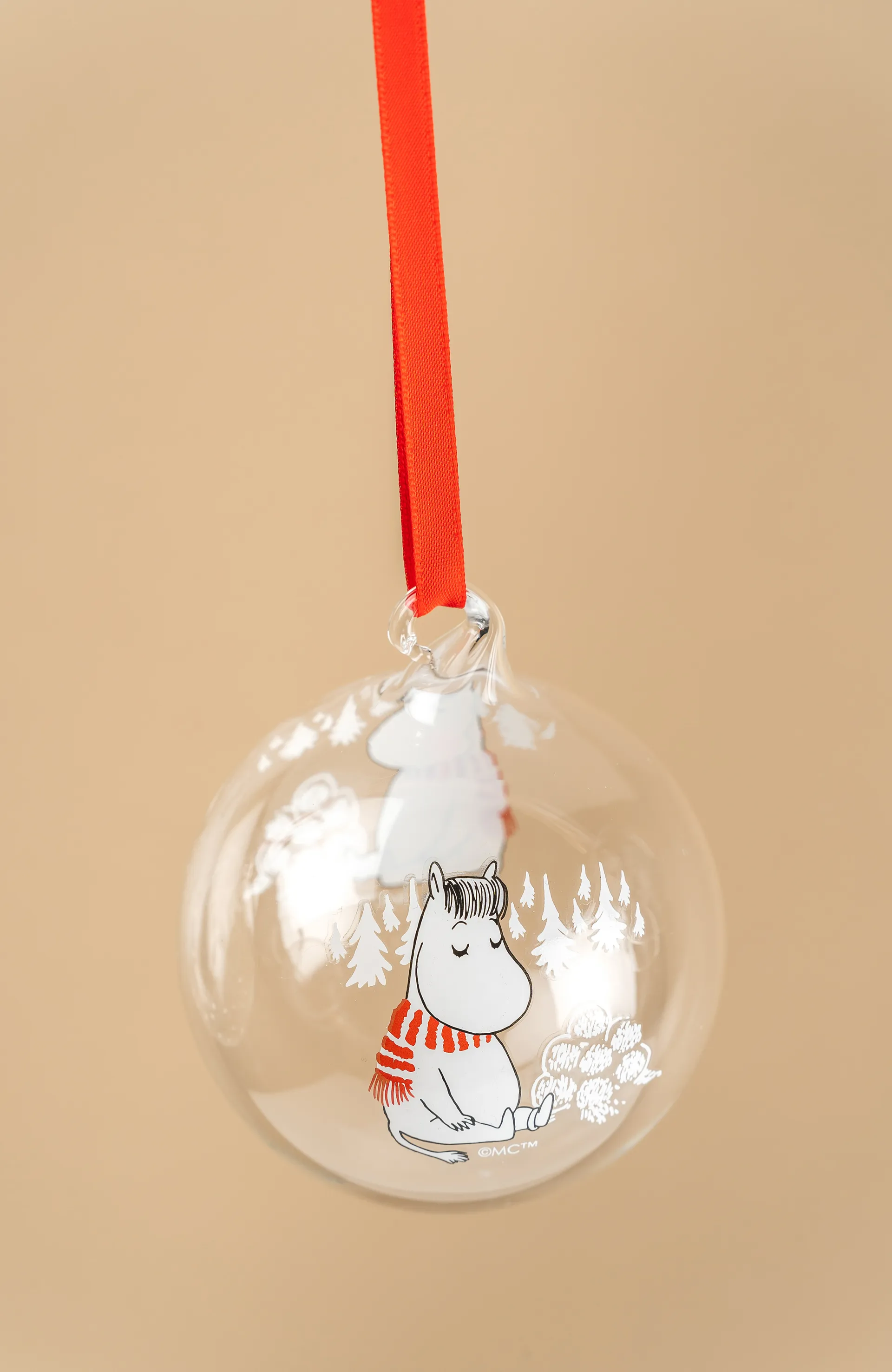 Moomin Christmas bauble Ø7 cm, Snorkmaiden Muurla