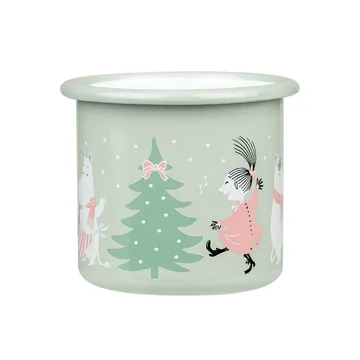 Moomin enamel mug 25 cl - Festive spirits - Muurla