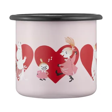 Moomin enamel mug 25 cl - Heart - Muurla