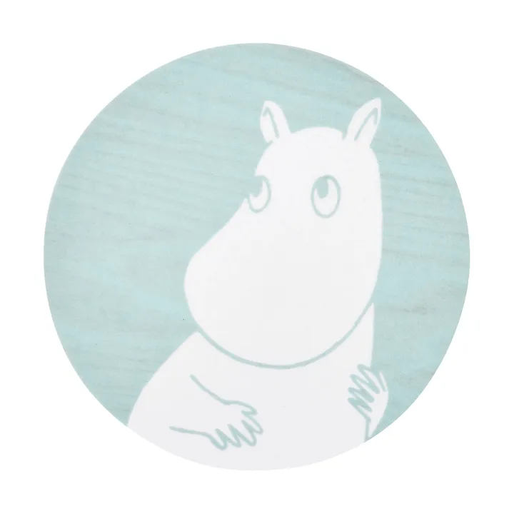 Moomin glass coaster Ø10 cm - Momintroll - Muurla