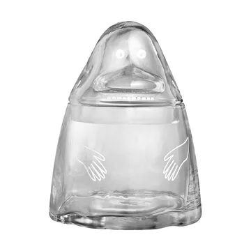 Moomin glass jar - Groke - Muurla