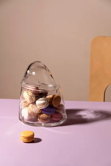 Moomin glass jar - Groke - Muurla