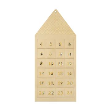 Moominhouse advent calendar 45x100 cm - Beige - Muurla
