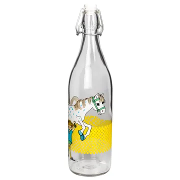 Pippi glass bottle 1 L - Multi - Muurla