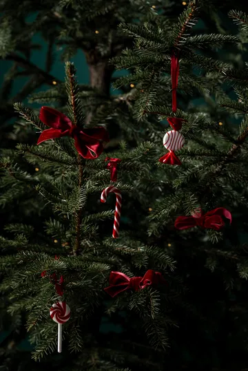 Sweets Christmas decoration 3-pack - Red - Muurla