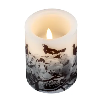Teemu Järvi x Muurla LED candle Ø7.5x10 cm - Winter Capercaillie - Muurla