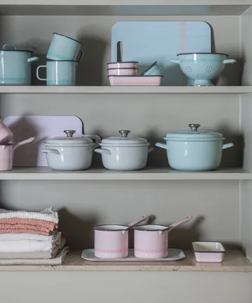 Vappu enamel casserole 3 L - grey - Muurla