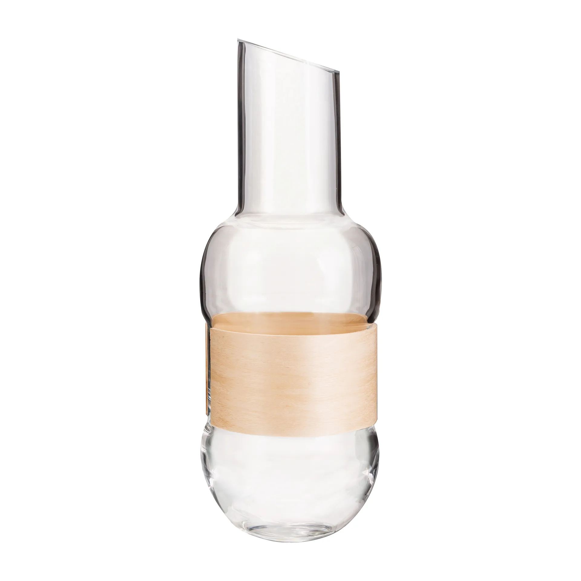 Veneer carafe 1 L, Transparent-birch Muurla