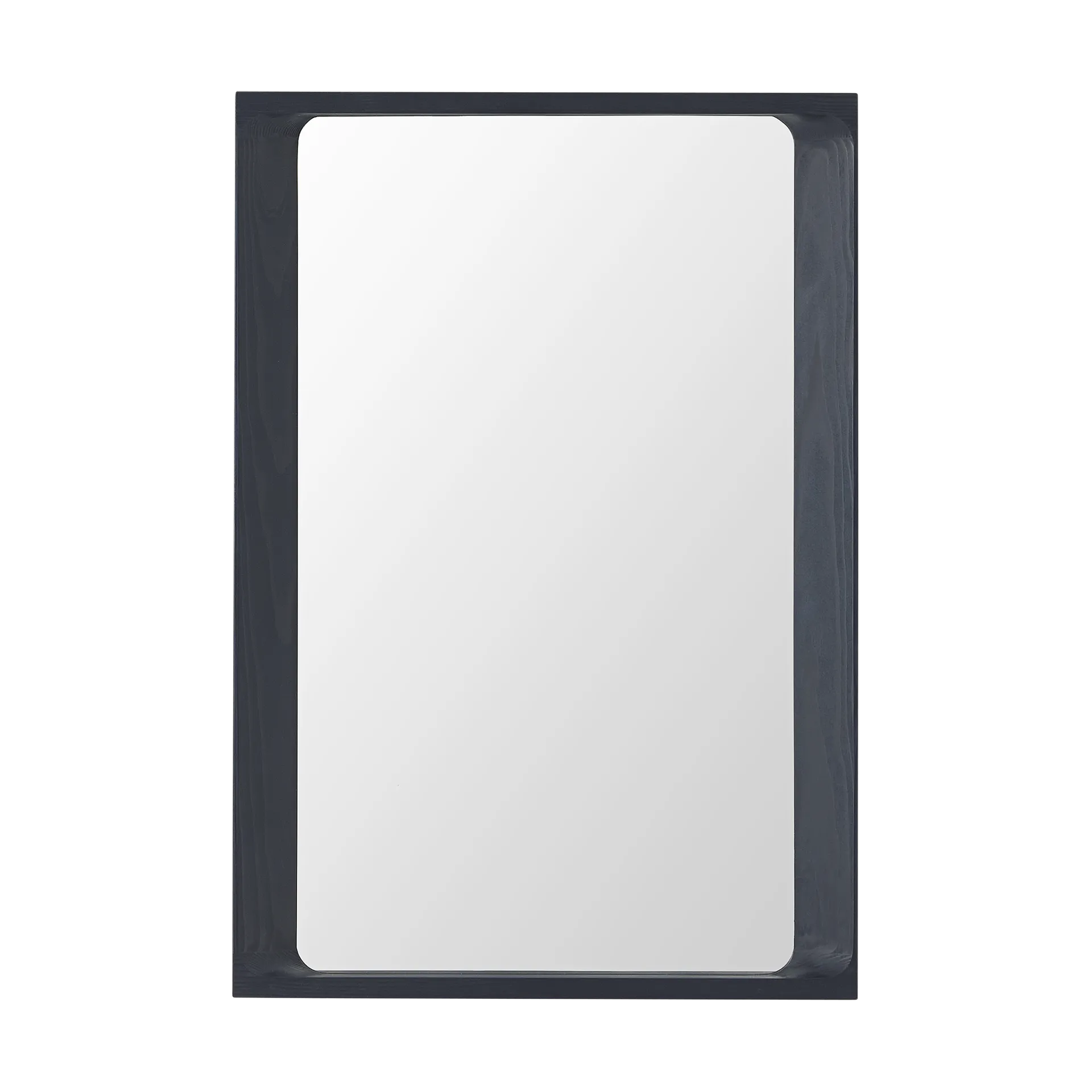 Arced mirror 80x55 cm, Midnight blue Muuto
