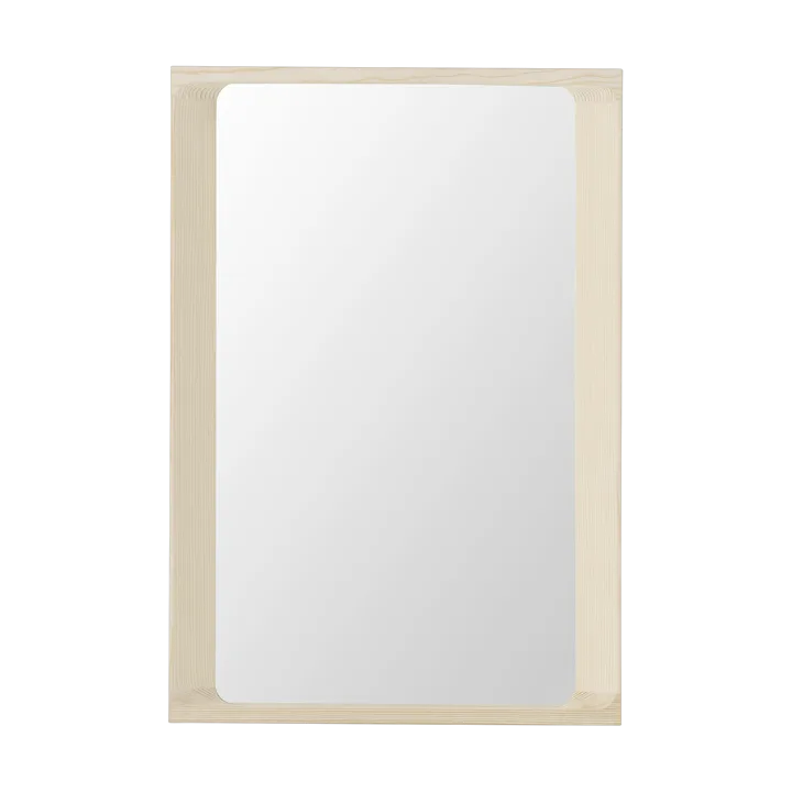 Arced mirror 80x55 cm - Spruce - Muuto