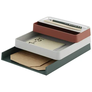 Arrange Desktop tray 12x25 cm - copper brown - Muuto