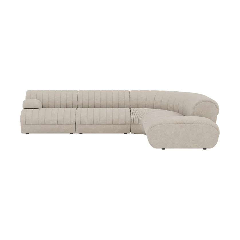 Coltre modular sofa, Configuration 2, turf-sand, corner sofa Muuto