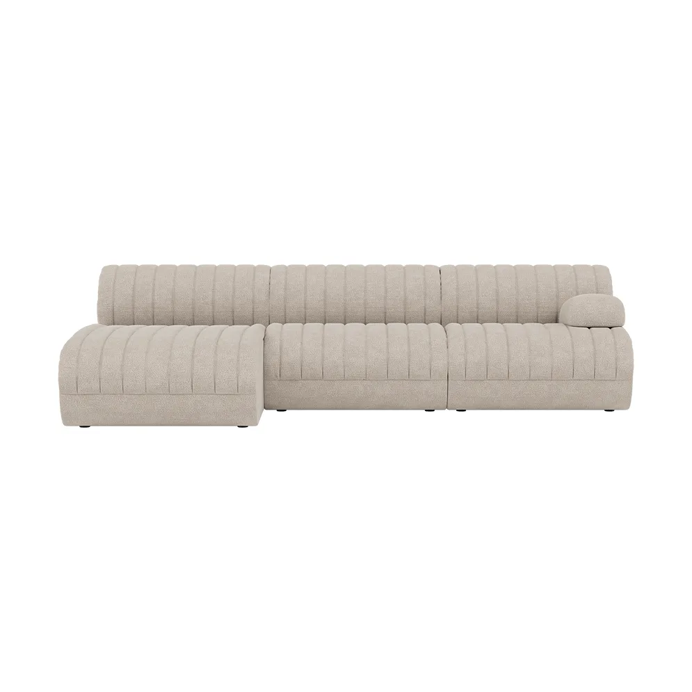 Coltre modular sofa, Configuration 3, turf-sand, 3-seater Muuto