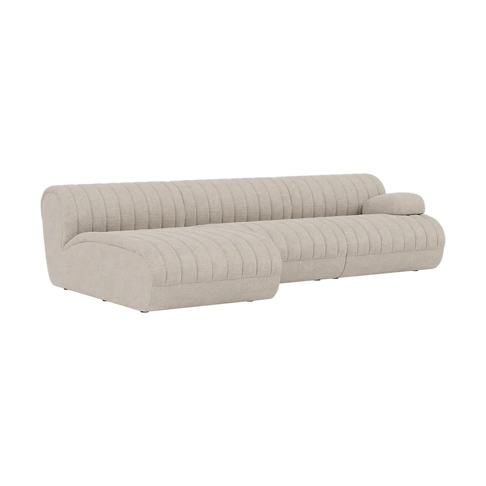Coltre modular sofa, Configuration 3, turf-sand, 3-seater Muuto