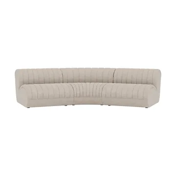 Coltre modular sofa - Configuration 4, turf-sand, 3-seater - Muuto