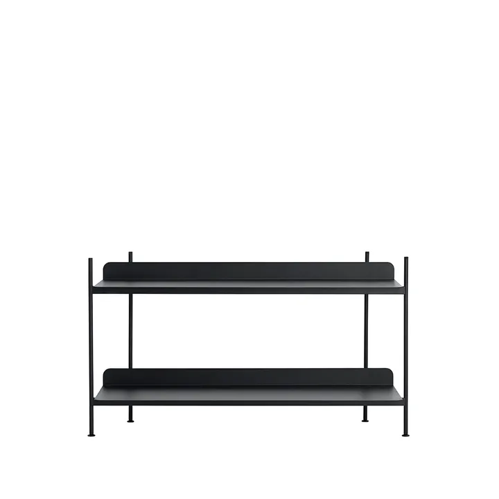 Compile configuration 1 shelving system - Black - Muuto