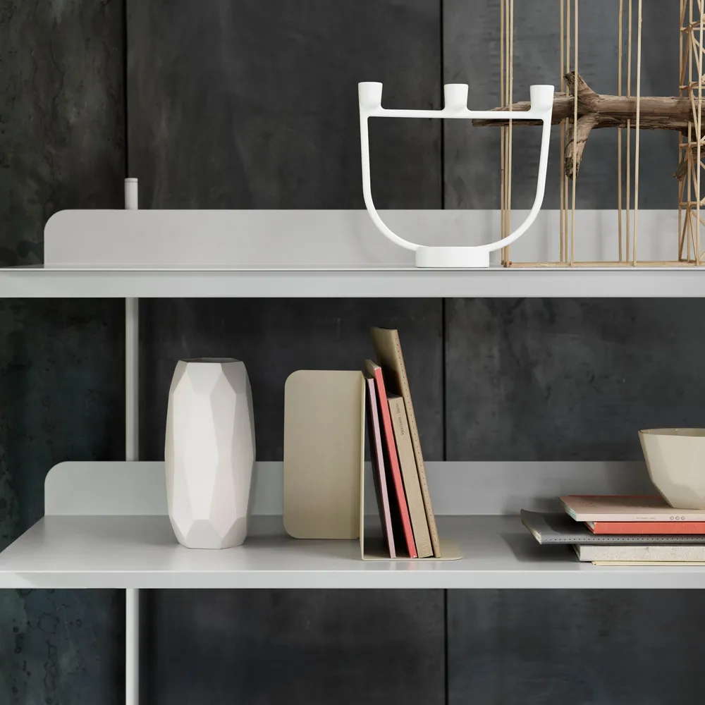 Compile configuration 1 shelving system, Grey Muuto