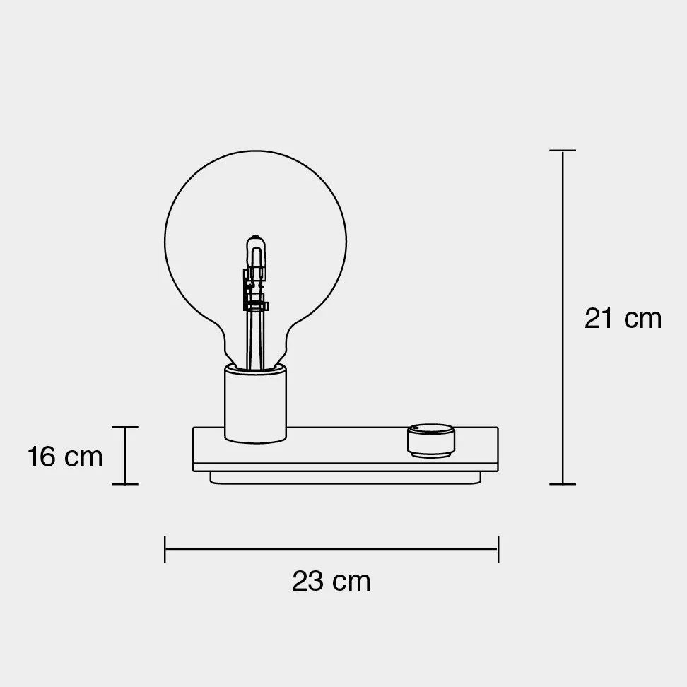 Control table lamp, black Muuto